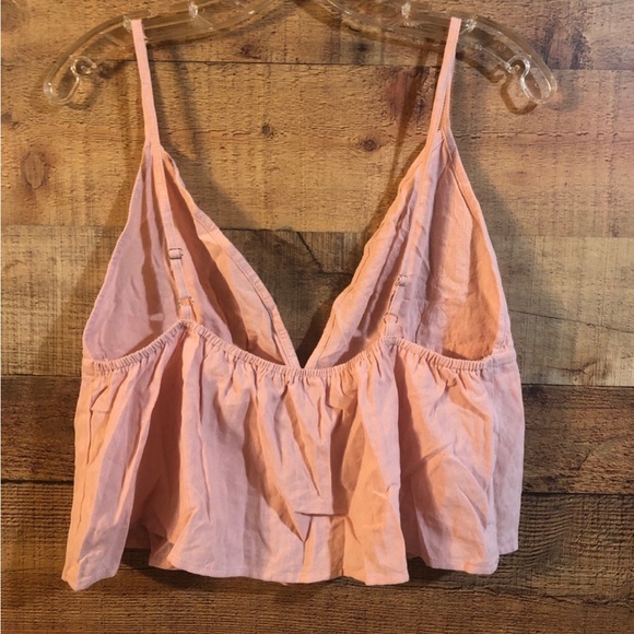 🔥 SOLD🔥Dusty Rose crop top - Picture 2 of 3